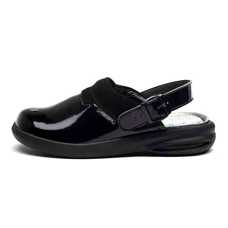 Sabots Médicaux Verni Noir - ABEBA