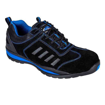 Baskets de Sécurité Steelite Lusum Safety Trainer Noir et Bleu S1P PORTWEST