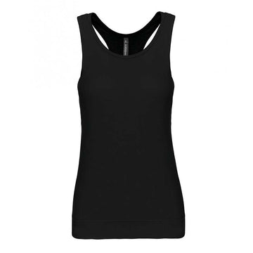 débardeur noir femme