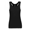 Débardeur Femme 100% Coton Noir - KARIBAN