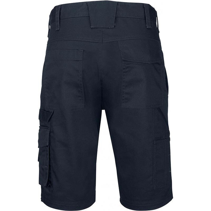 Bermuda de travail multipoche bleu