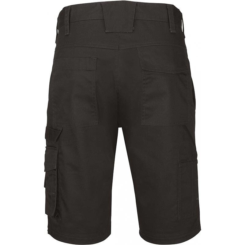 Bermuda de travail multipoche noir
