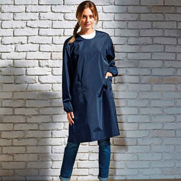 robe coiffeur bleue