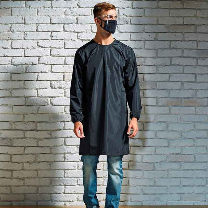 robe coiffeur noire