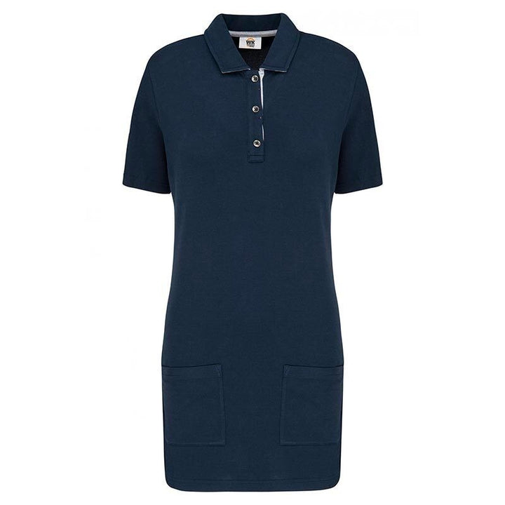 polo long bleu marine