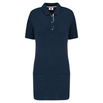 polo long bleu marine
