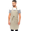 Tablier Beige Poche Coton Bio - KARIBAN