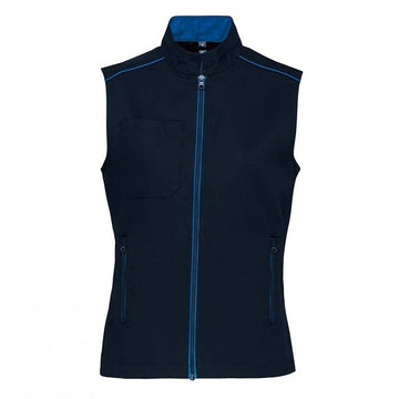 gilet sans manches bleu