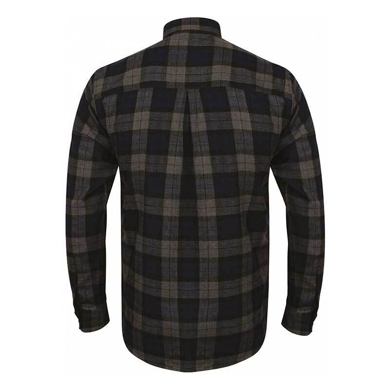 chemise à carreaux bleue