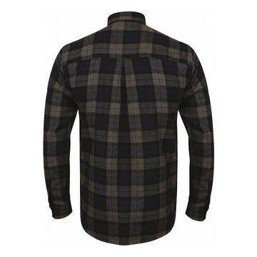 chemise à carreaux bleue