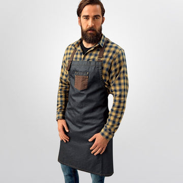 tablier en jeans