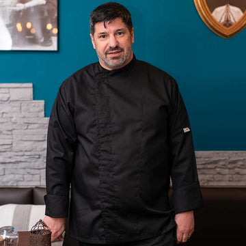 exemple de veste sur cuisinier grande taille