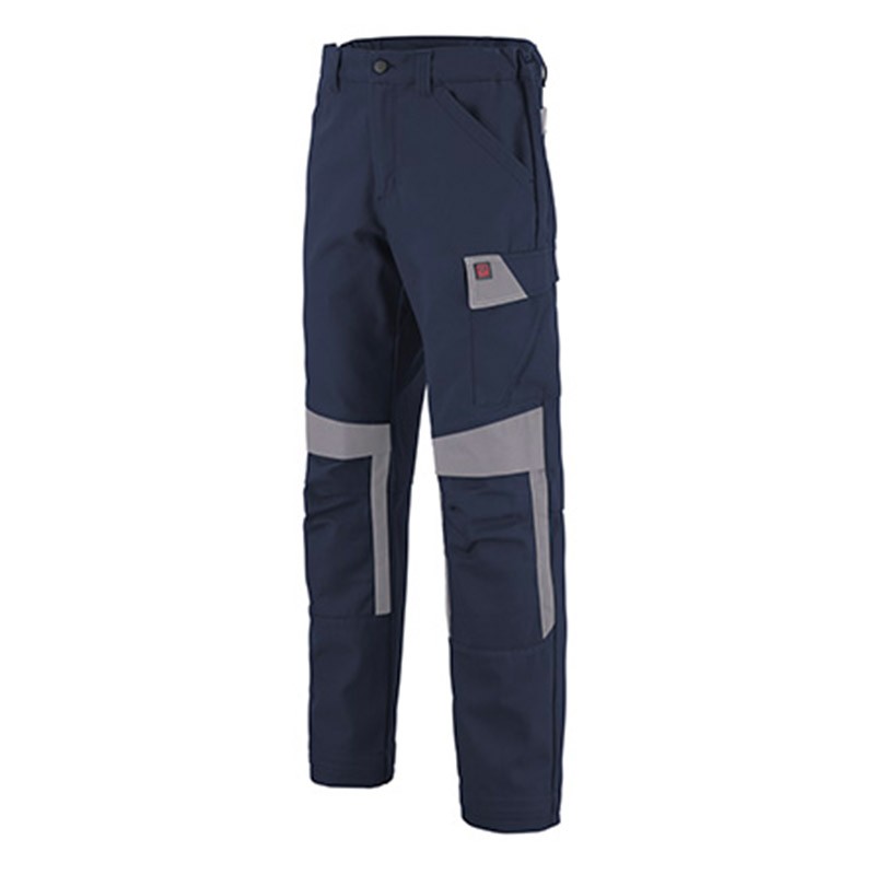 Pantalon de travail MARINE/ACIER 1COL82UP