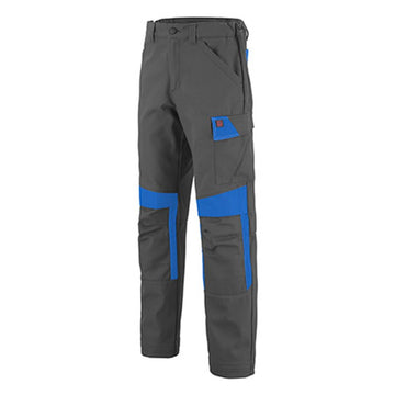 Pantalon de travail gris et bleu
