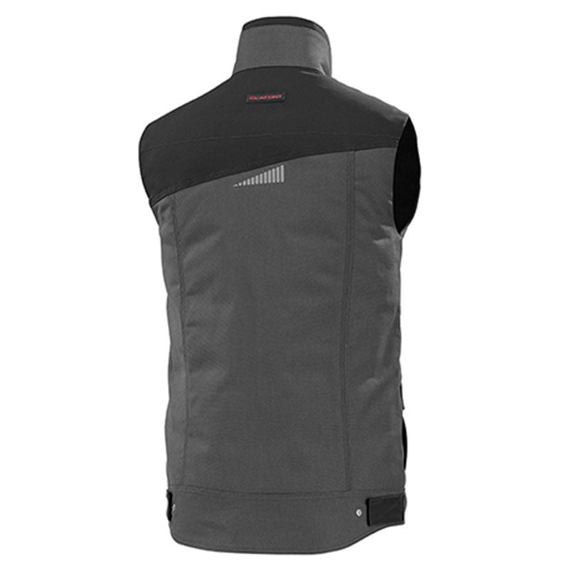 GIlet sans manches matelassé lafont gris et noir