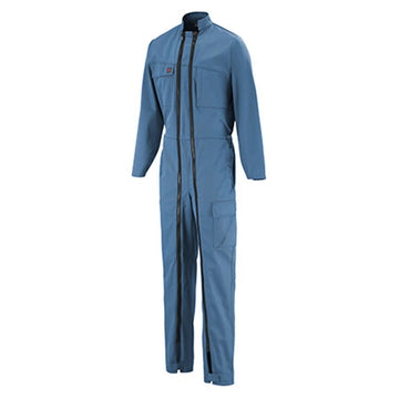 Combinaison de travail 2 zips BLEU PETROLE 5MIH80UP