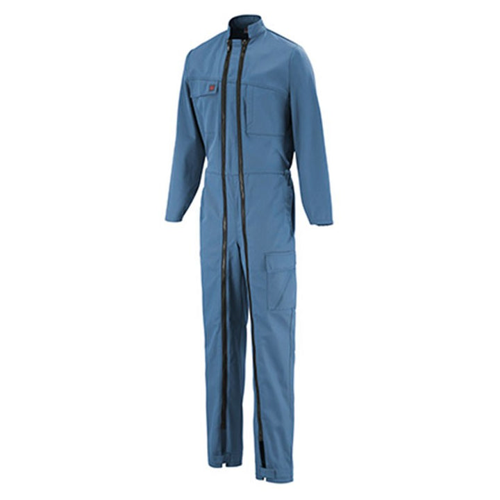 Combinaison de travail 2 zips BLEU PETROLE 5MIH80UP
