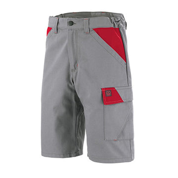 short de travail à détail rouge