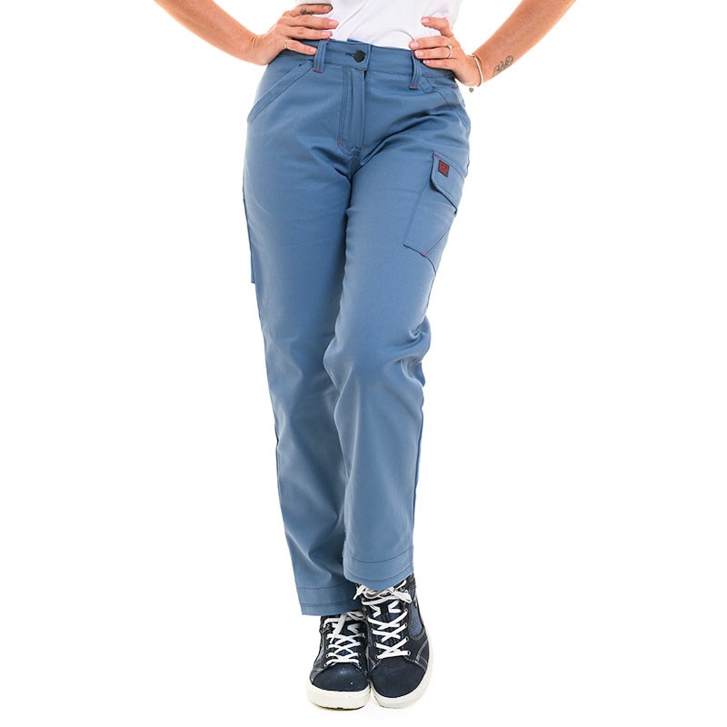 pantalon bleu métal lafont