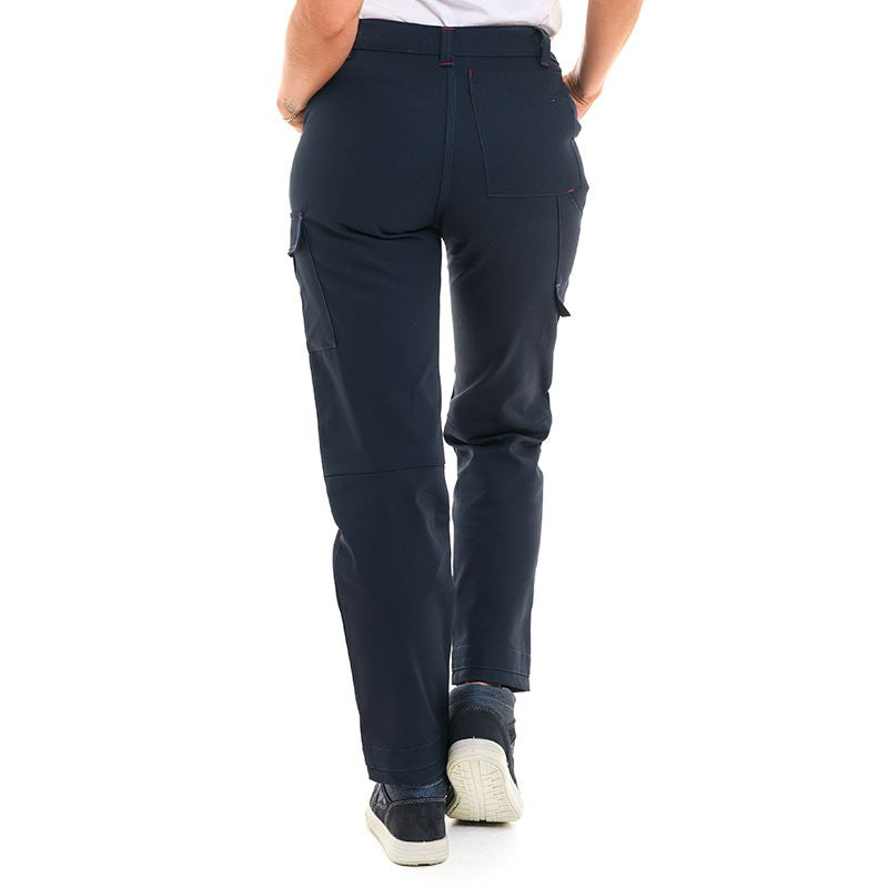 Pantalon cintré avec ceinture élastiquée
