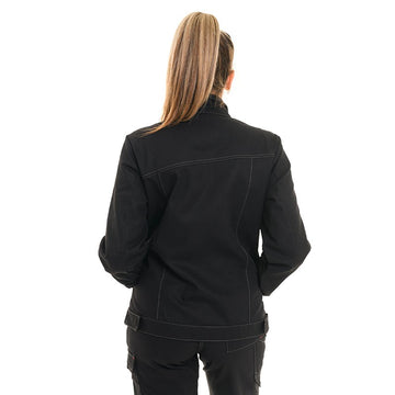 Veste de Travail Femme Citrine Noir - ADOLPHE LAFONT I DOS