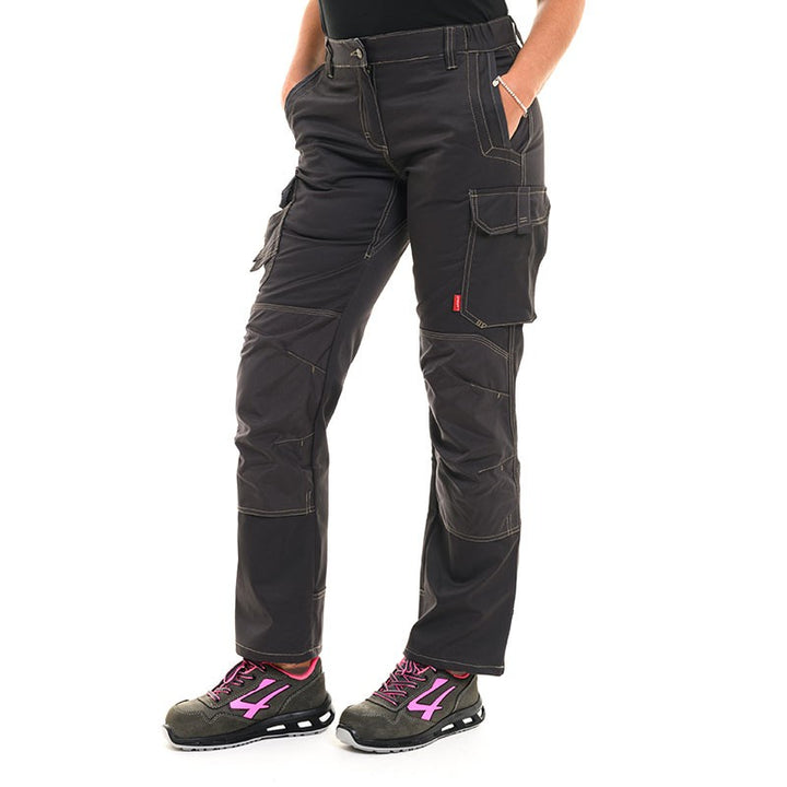 Pantalon de travail insert gris