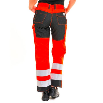 detail dos pantalon haute visibilite