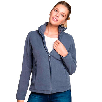 Veste de Travail Micropolaire Zippée Femme Gris TOPTEX