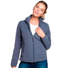 Veste de Travail Micropolaire Zippée Femme Bleu Chiné - KARIBAN