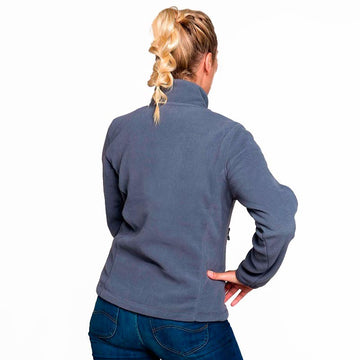 Veste polaire grise femme Toptex dos