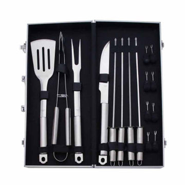 Valise métal 16 pièces barbecue - PRADEL