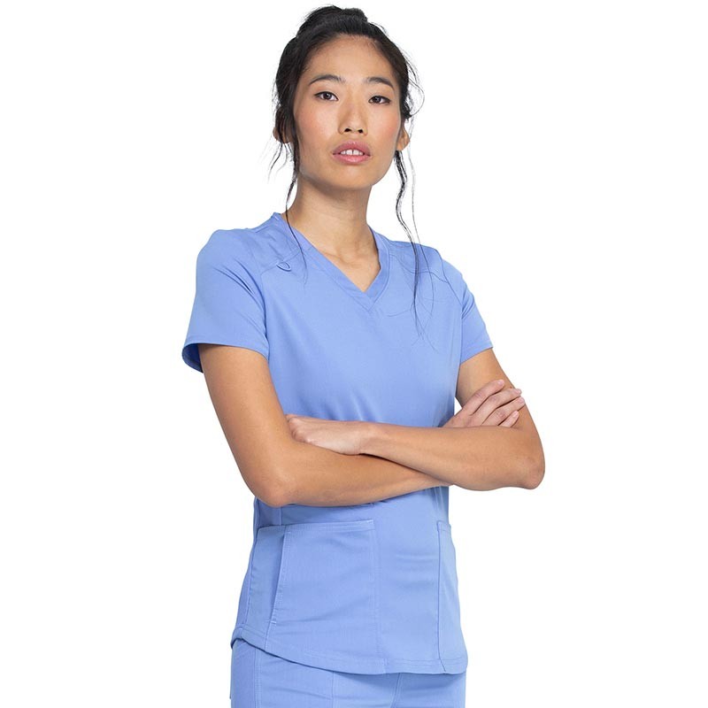 tunique medicale bleue ciel