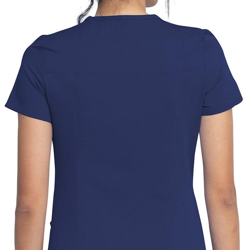 Tunique médicale Dickies col V bleu marine