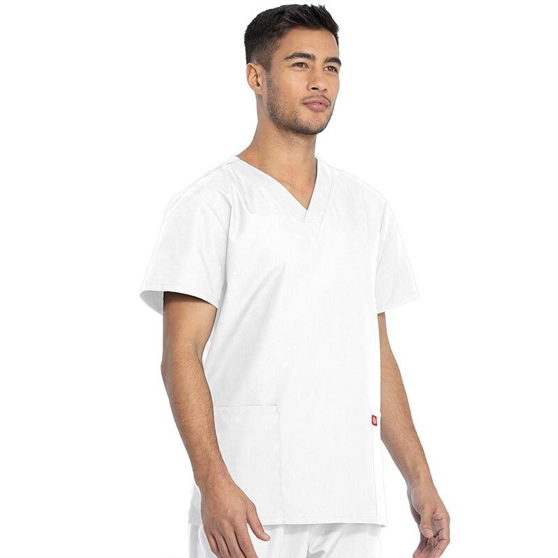 Ensemble médical mixte blanc col V Dickies