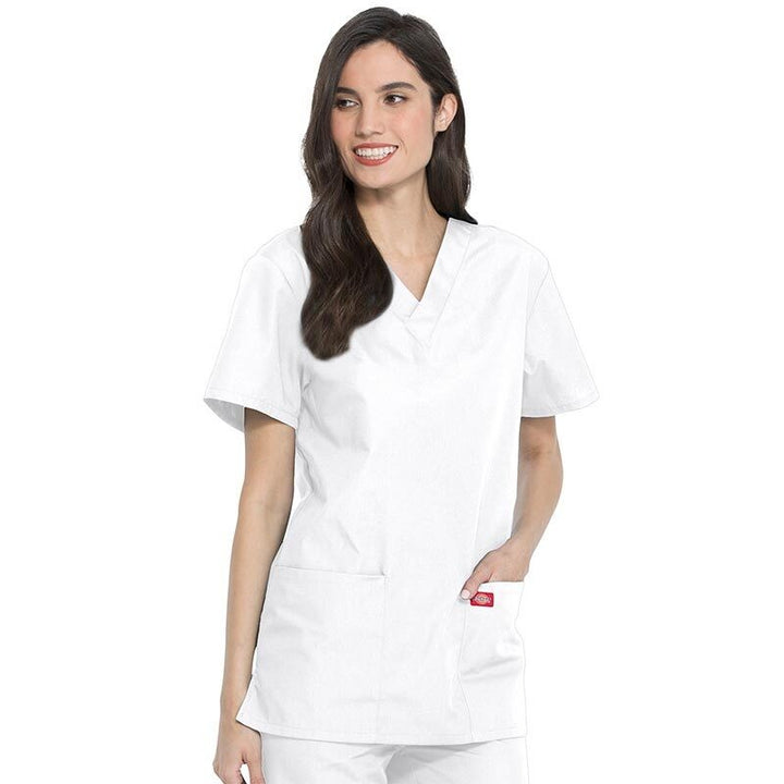 Ensemble médical mixte blanc col V