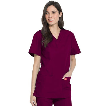 Ensemble médical bordeaux Dickies Col V