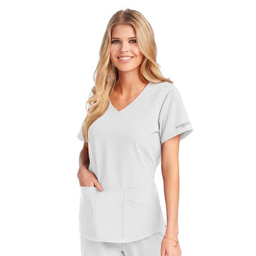 Tunique Médicale Femme Blanche Col V - SKECHERS