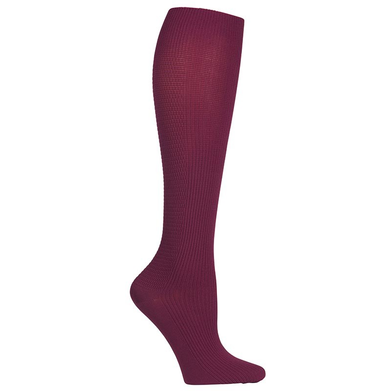 chaussettes de compression bordeaux