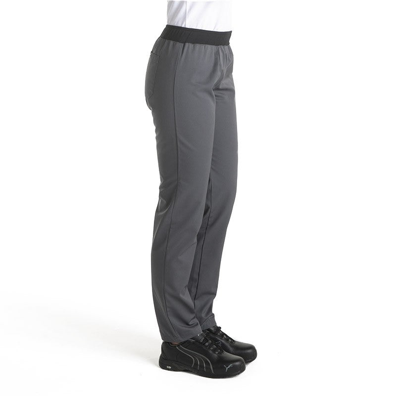 Pantalon de Cuisine gris Femme Manelli® ceinture élastique