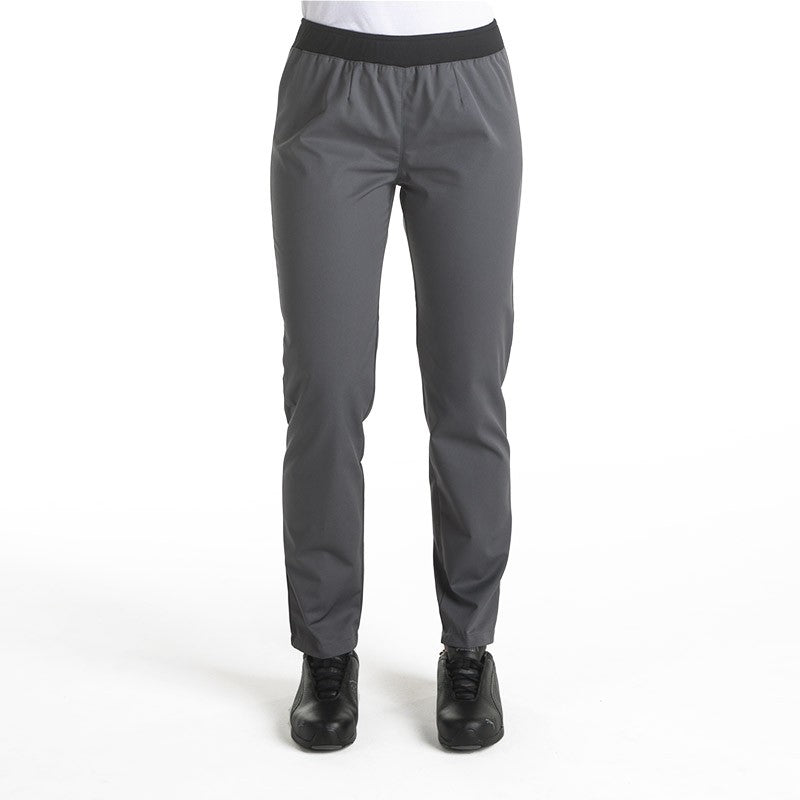 Pantalon de Cuisine gris Femme Manelli® ceinture élastique