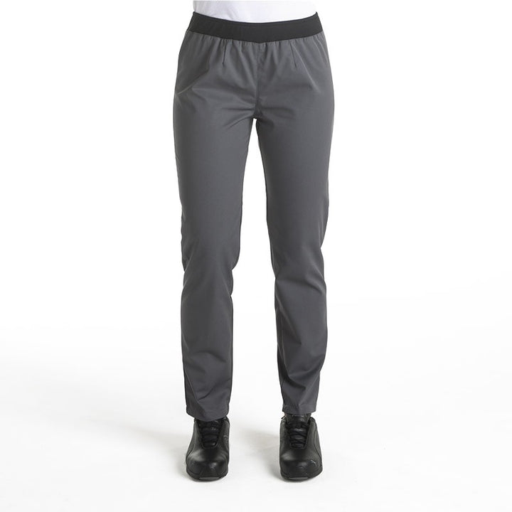 Pantalon de Cuisine gris Femme Manelli® ceinture élastique