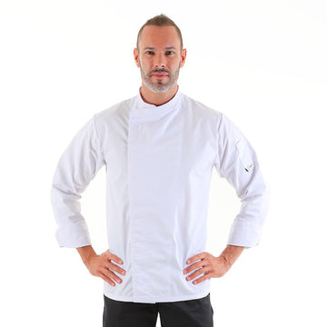 Veste de Boulanger Blanche Manches Longues