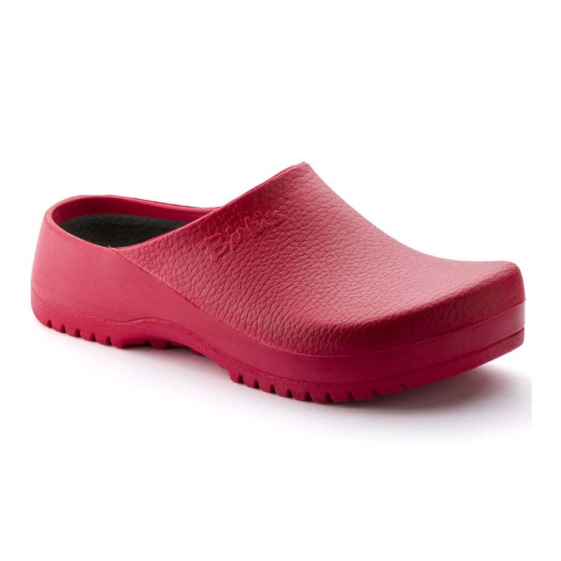 Sabot médicaux rouges super birki Birkenstock