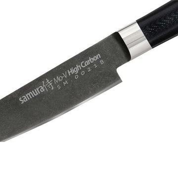 couteau lame matte noire samura