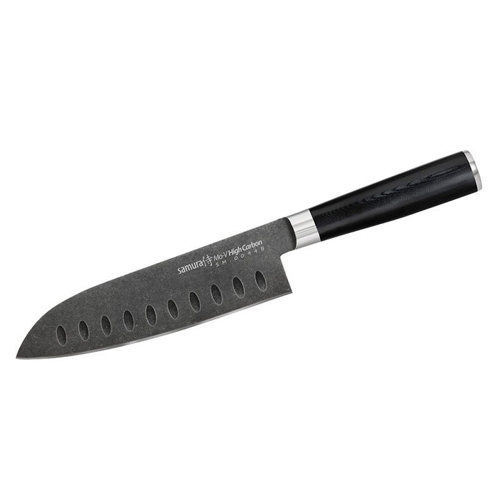 couteau santoku 18 cm stonewash