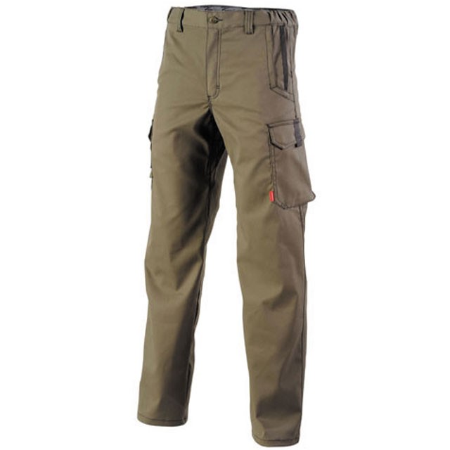 Pantalon de travail de travail Marron havane pas cher pour homme ou femme