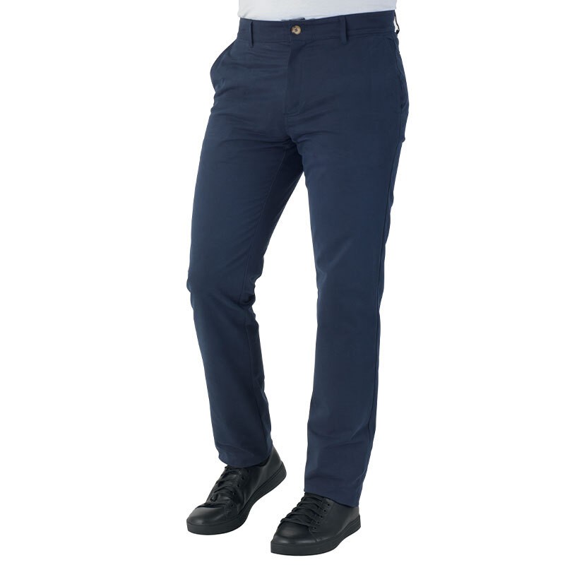 Pantalon bleu marine de travail chino