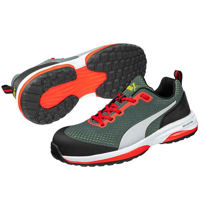 Baskets de sécurité vertes PUMA S1P