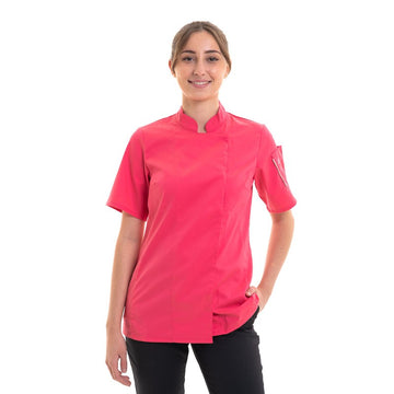 Veste de cuisine femme rose UNERA