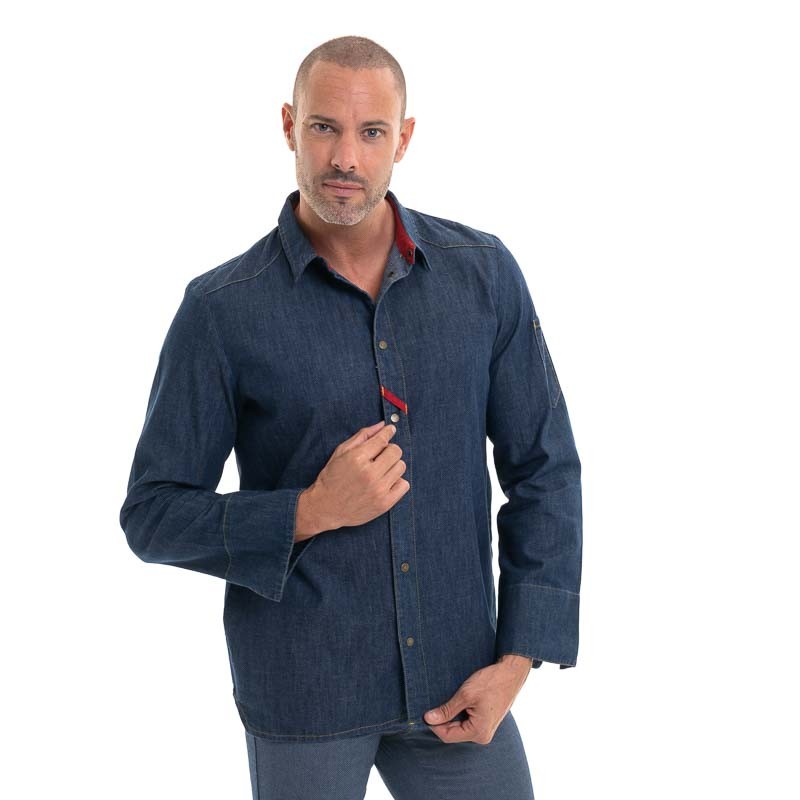 Veste de cuisine mixte Vinho Robur, coupe droite toute morphologie